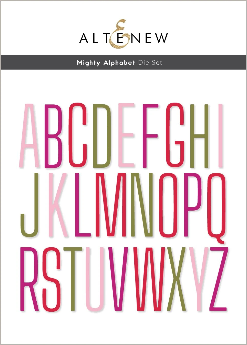 Mighty Alphabet - Die Set