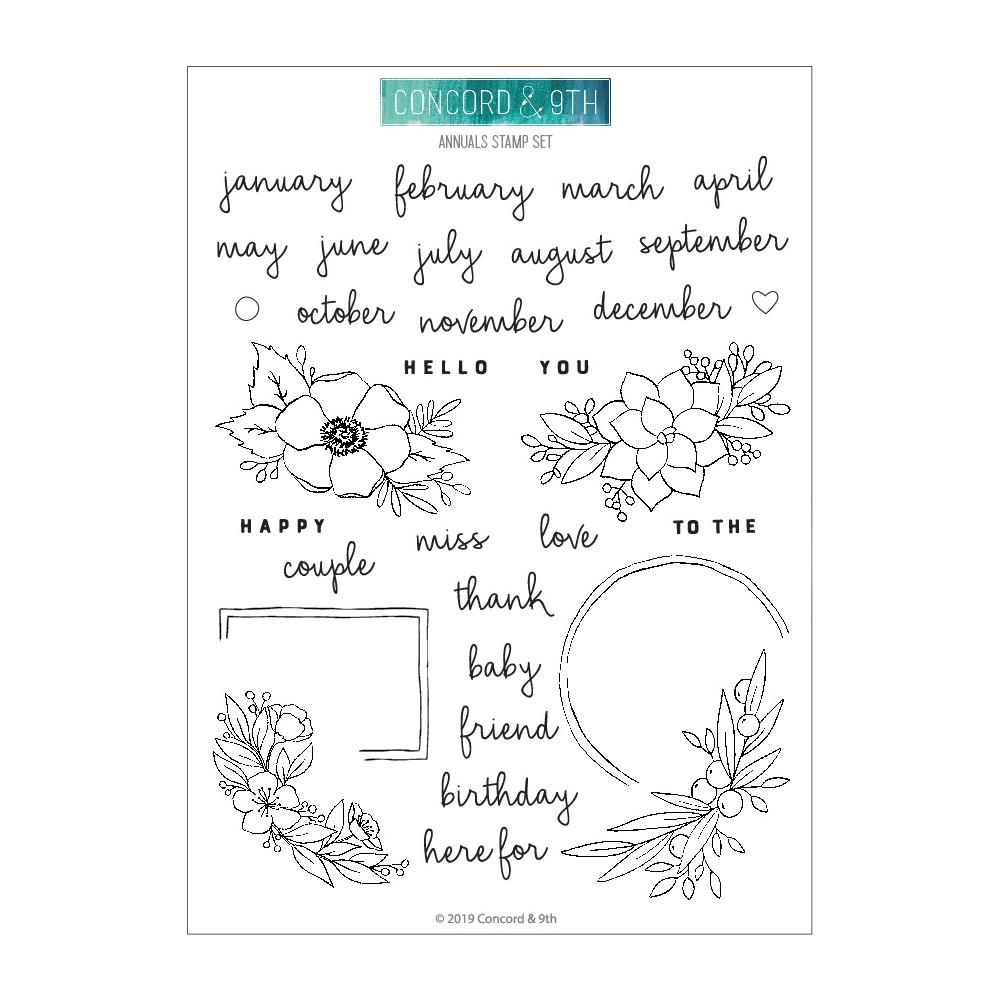 Annuals Stemp Set Annuals Stemp Set