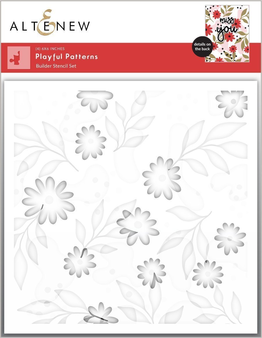 Playful Patterns - Stencil Set (4 in 1)
