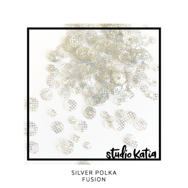 Silver Polka Fusion - Studio Katia