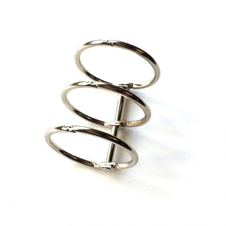 Binding 3 rings - 30mm Silver