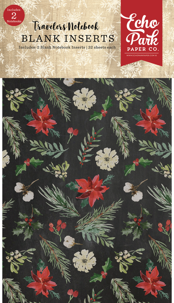 Christmas Travelers Notebook Insert - Blank Christmas Travelers Notebook Insert - Blank