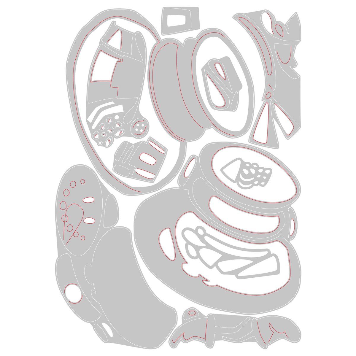 Mr. Snowman - Colorize - Sizzix Thinlits Dies By Tim Holtz