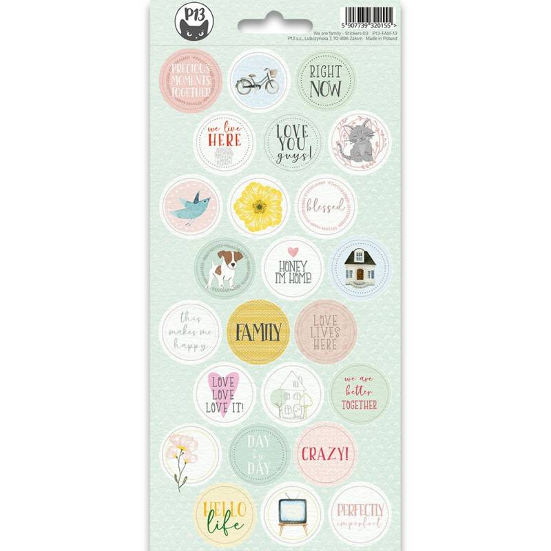 Sticker Sheet 03 - We are Family