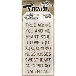 Valentine - Tim Holtz Layering Stencil