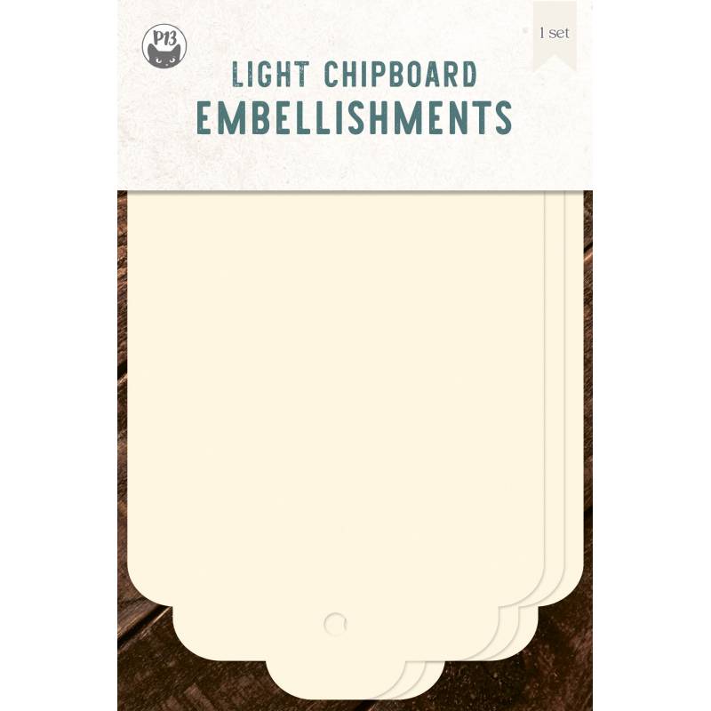 Album Tag 02 - Light Chipboard Embelishments