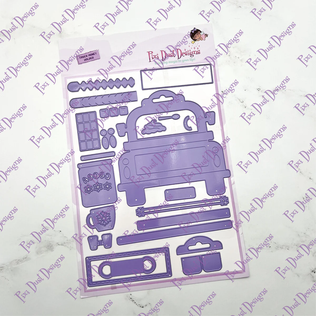 Truck Money Holder - Pixi Cuts