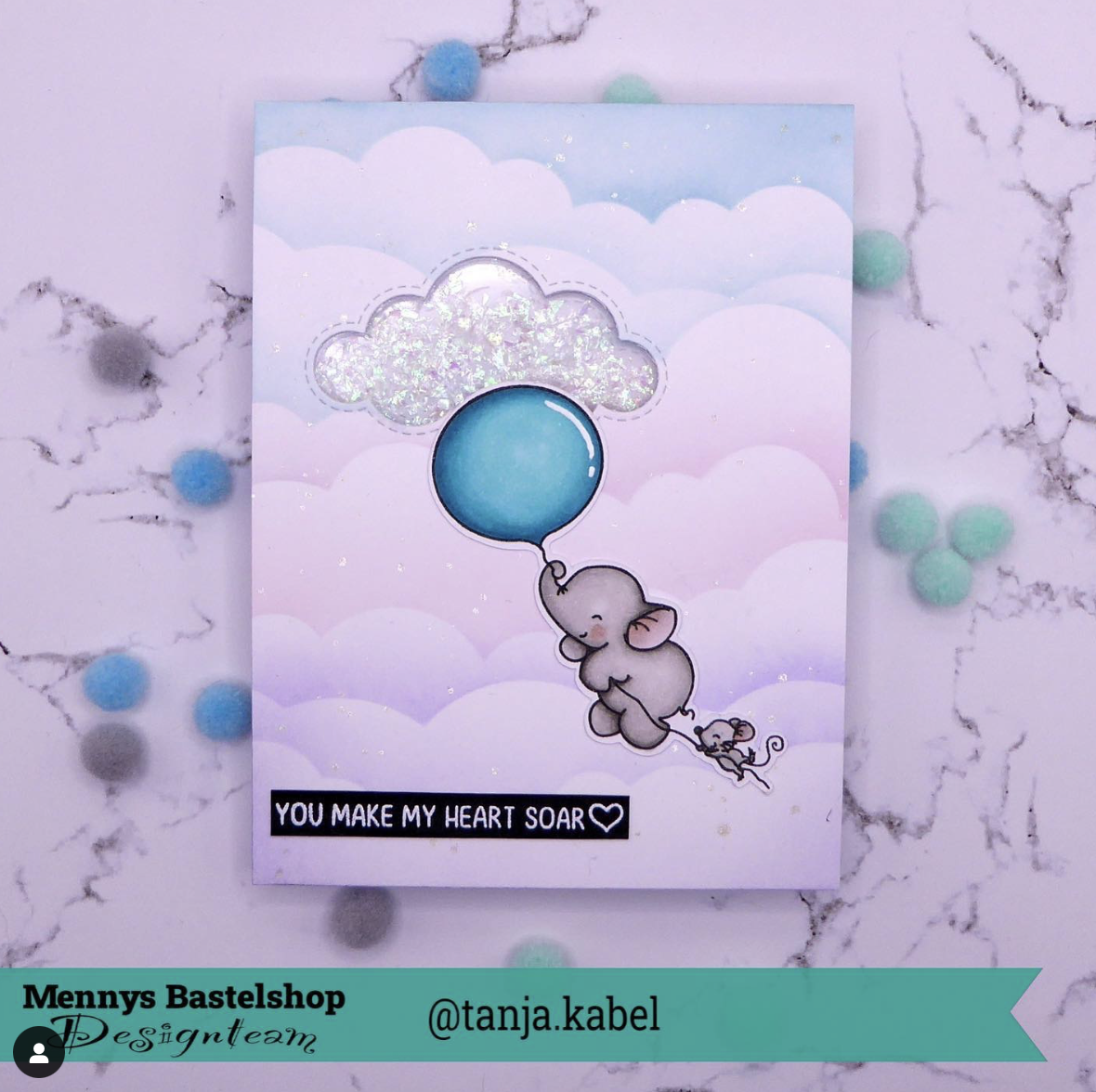 Oh nein, der Elefant fliegt weg