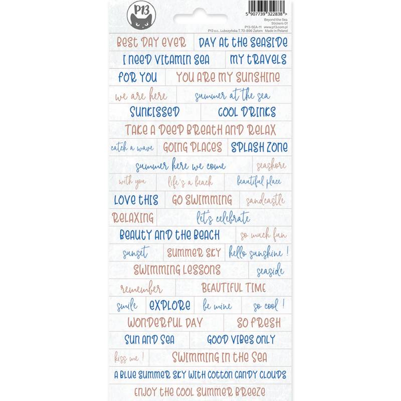 Sticker Sheet 01 - Beyond the Sea Sticker Sheet 01 - Beyond the Sea