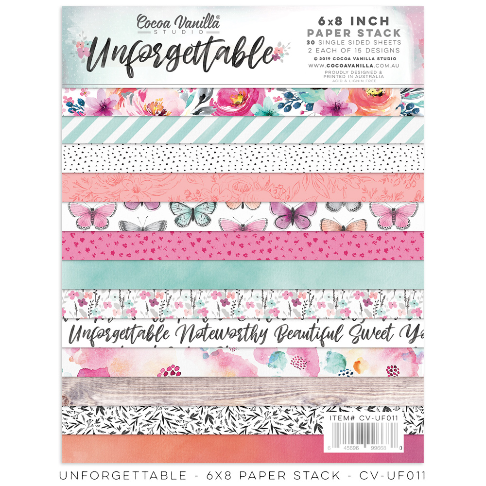 Paper Pad - 6×8 - Unforgettable Paper Pad - 6×8 - Unforgettable