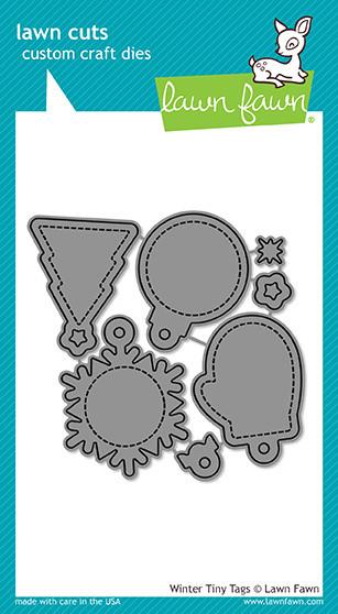 Winter Tiny Tags- lawn cuts Winter Tiny Tags- lawn cuts