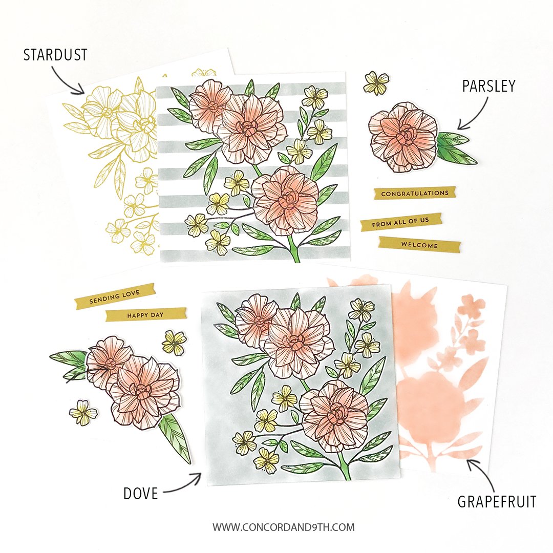 In Bloom - Stencil Pack