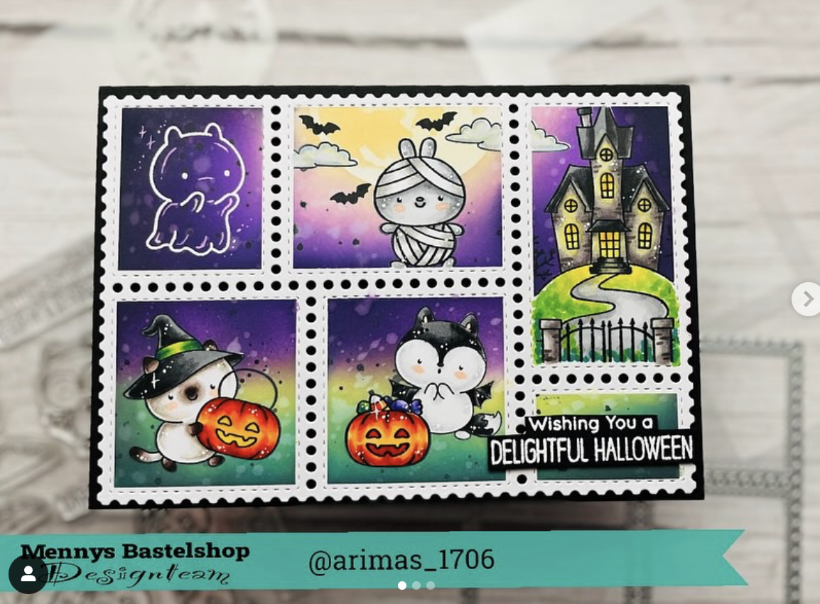 Postage Collage Die A7 Postage Collage Die A7