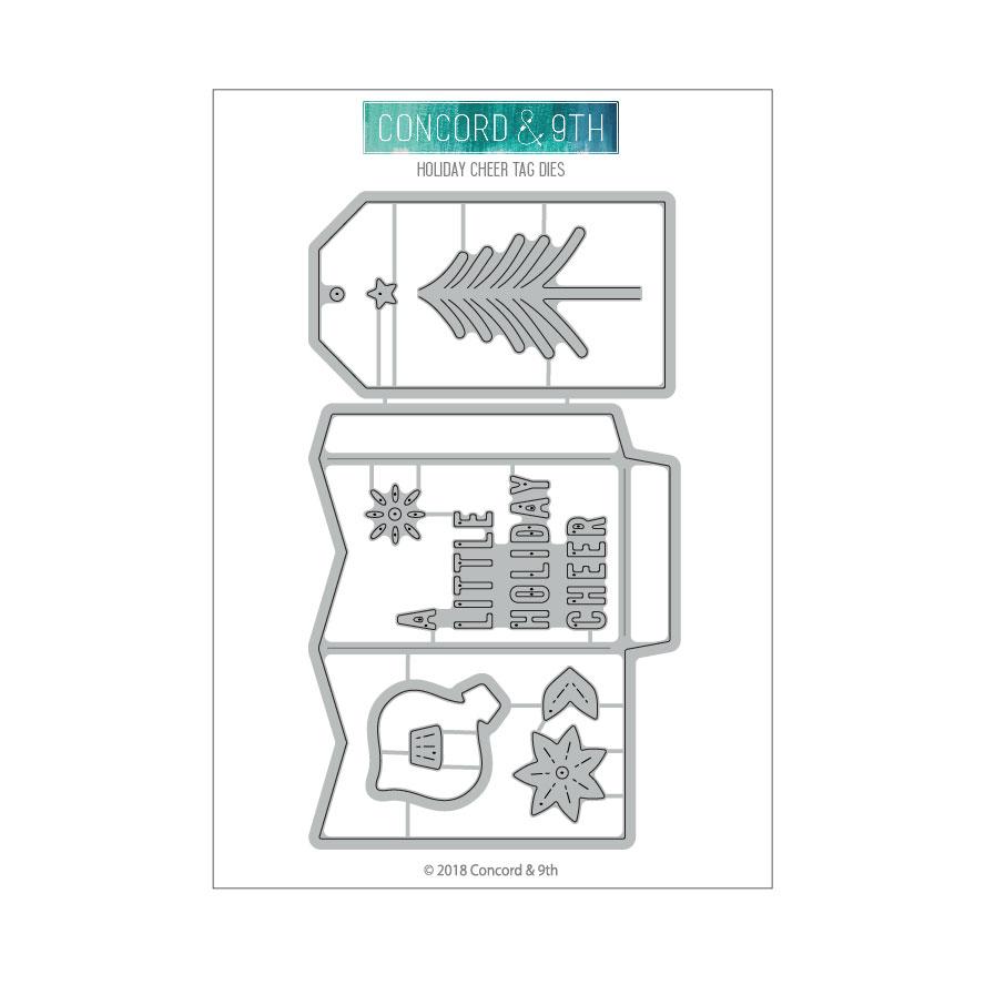 Holiday Cheer Tags - Dies