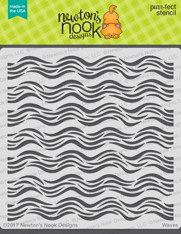 Waves - Stencil Waves - Stencil