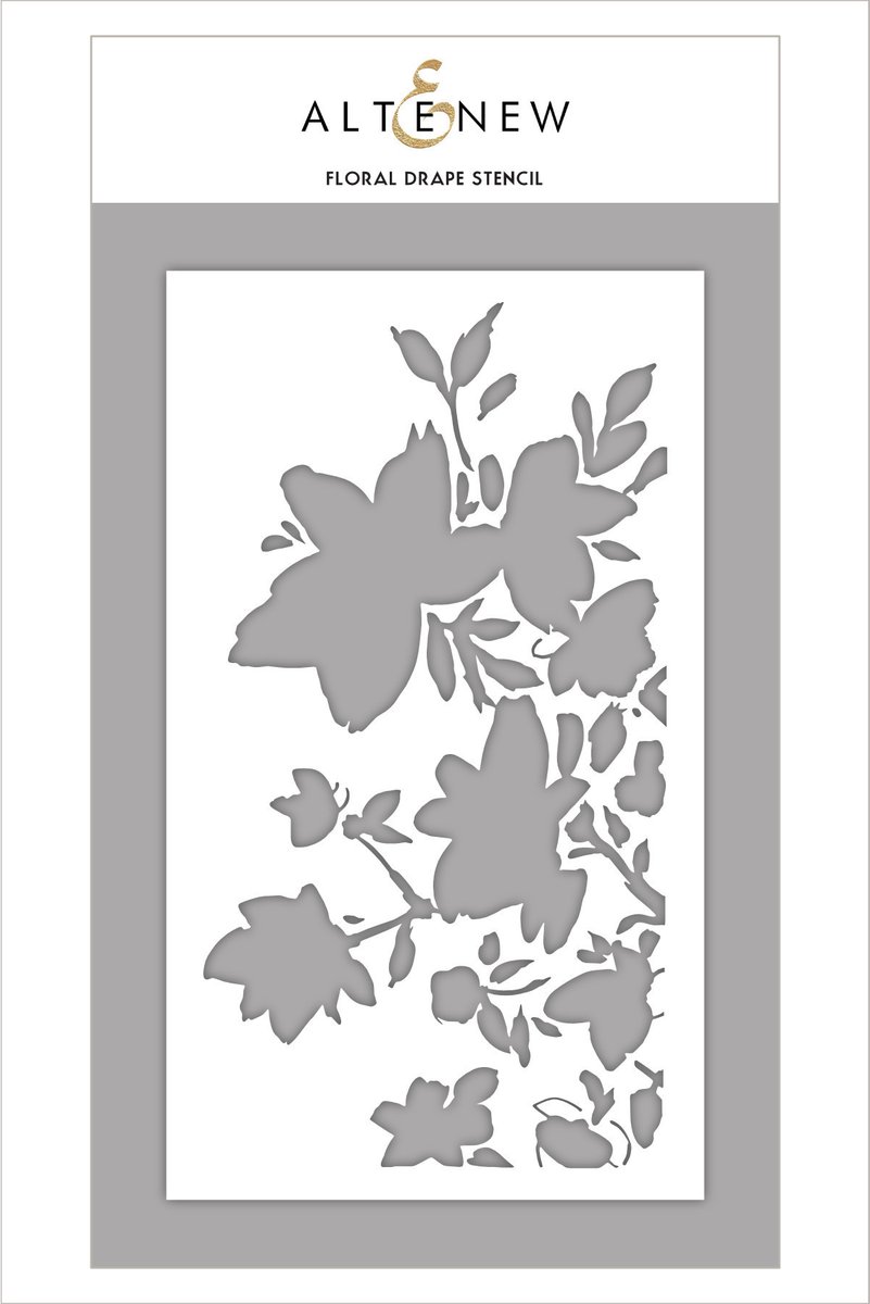 Floral Drape - Stencil Floral Drape - Stencil