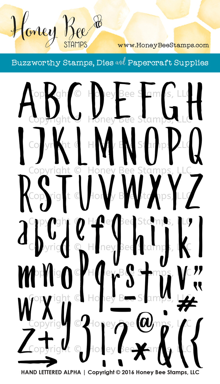 Hand Lettered Alpha Hand Lettered Alpha