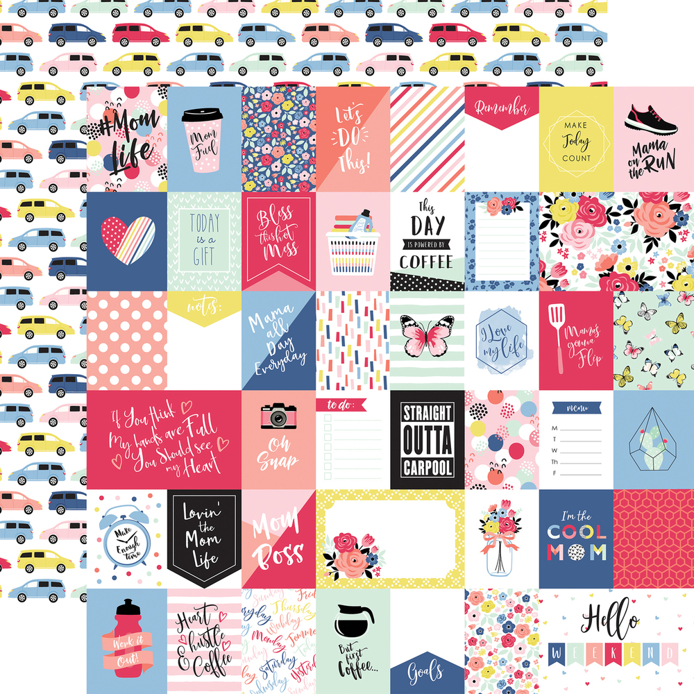 Multi Journaling Cards - I am Mom - Echo Park