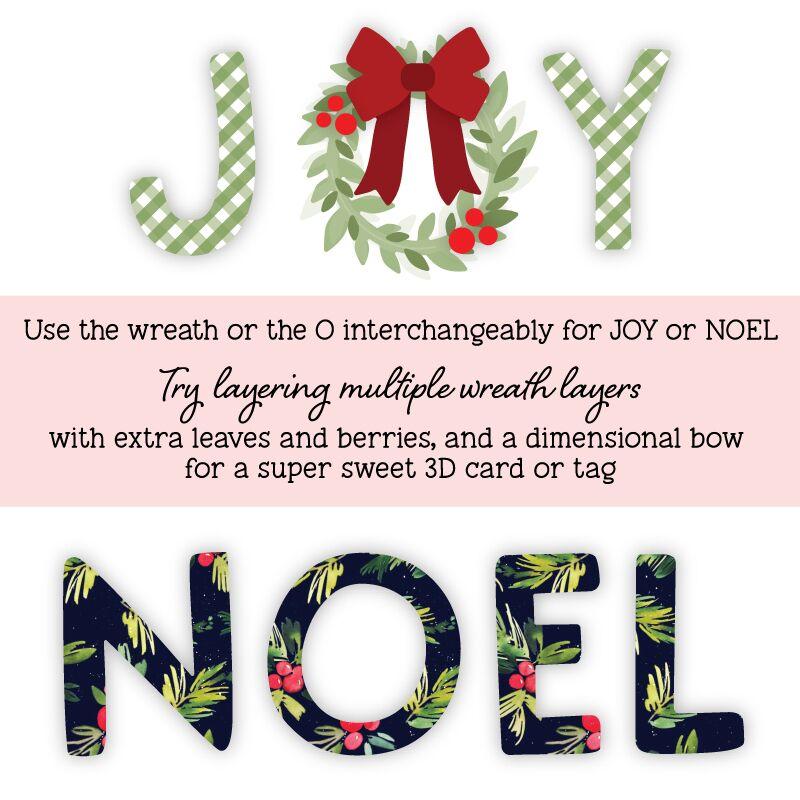 Joy Noel Wreath - Honey Cuts