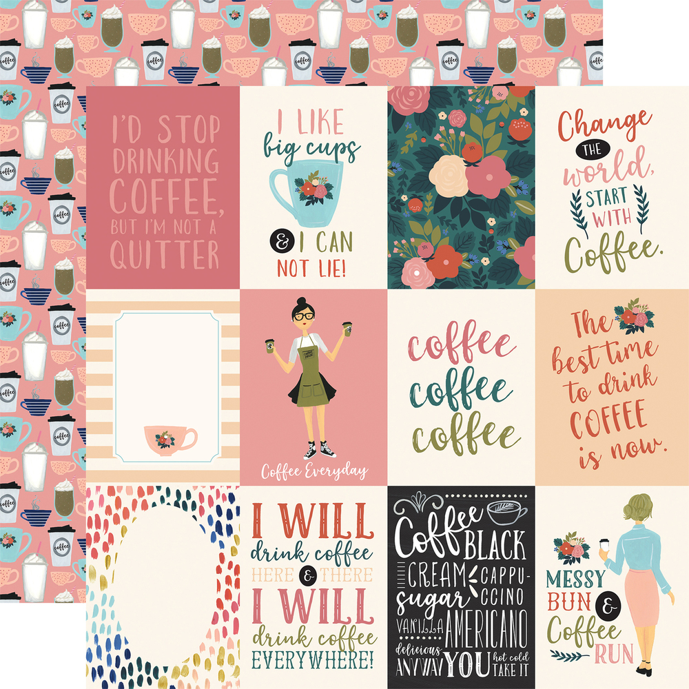 3x4 Journaling Cards - Coffee - Echo Park