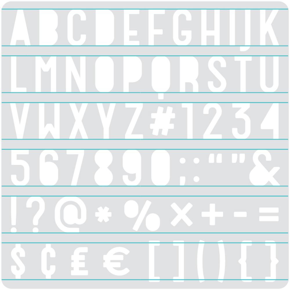 Sans Serif - Heatwave Stencil