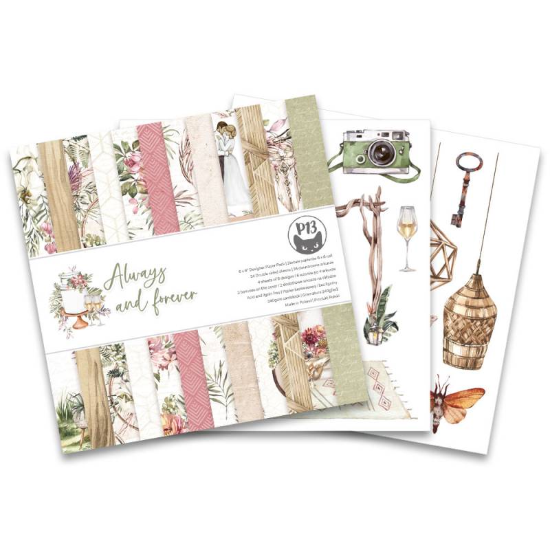 6"x6" - Paper Pad - Always and Forever 6"x6" - Paper Pad - Always and Forever