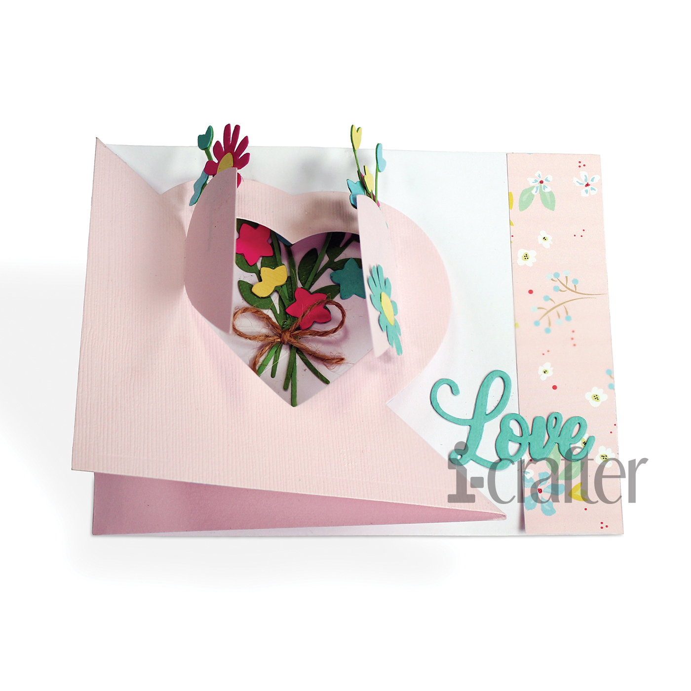 Flip Card, Heart Blooms - Die Set