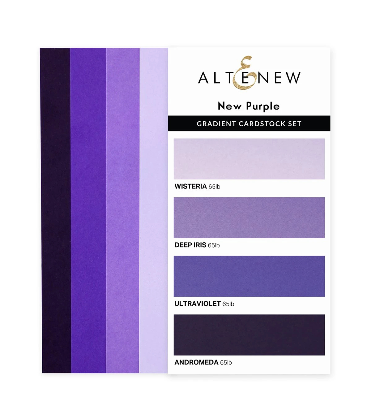 New Purple  - Gradient Cardstock Set