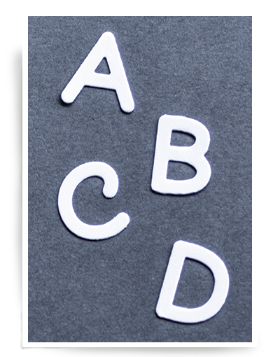 Lingo Alphabet - Dies