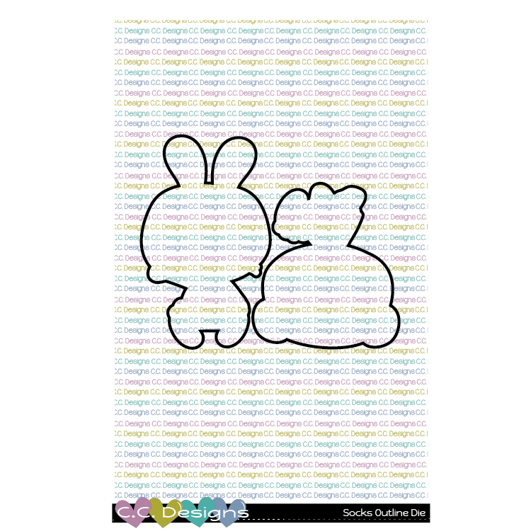 Socks - Outline Metal Die