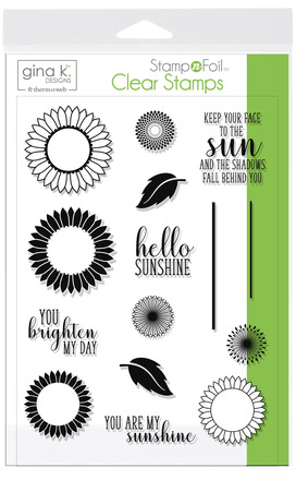 Graphic Sunflowers