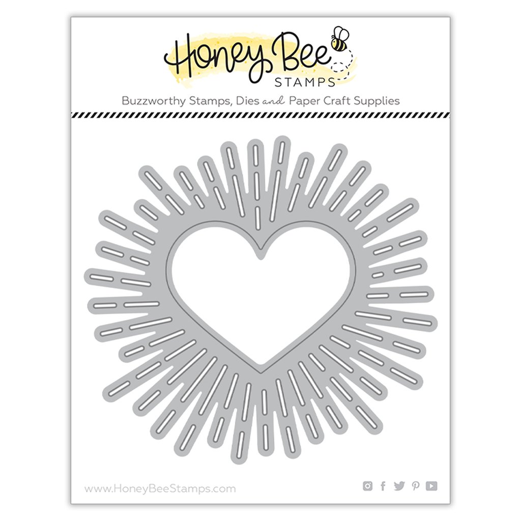 Radiant Heart Background - Honey Cuts