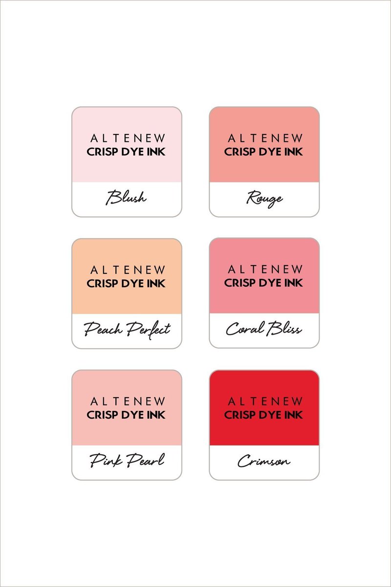 Pretty in Peach - 6 Mini Cube Set