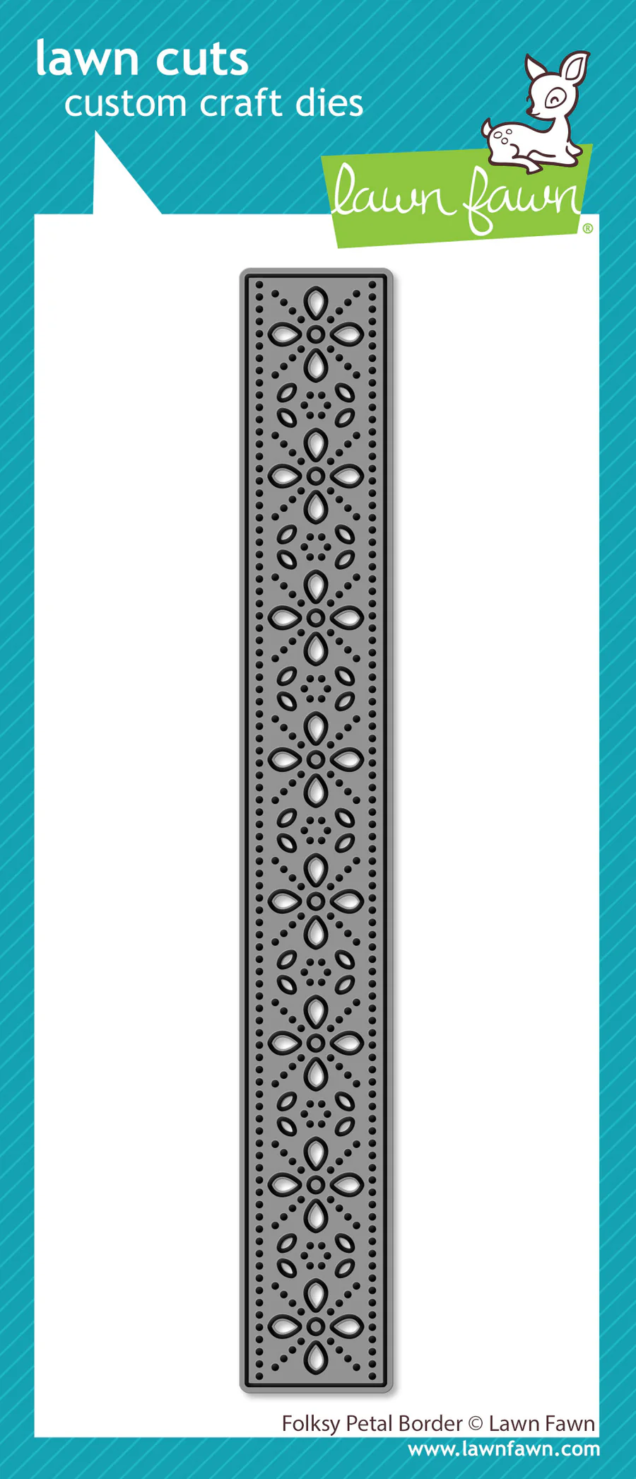 Folksy Petal Border - Lawn Cuts Folksy Petal Border - Lawn Cuts
