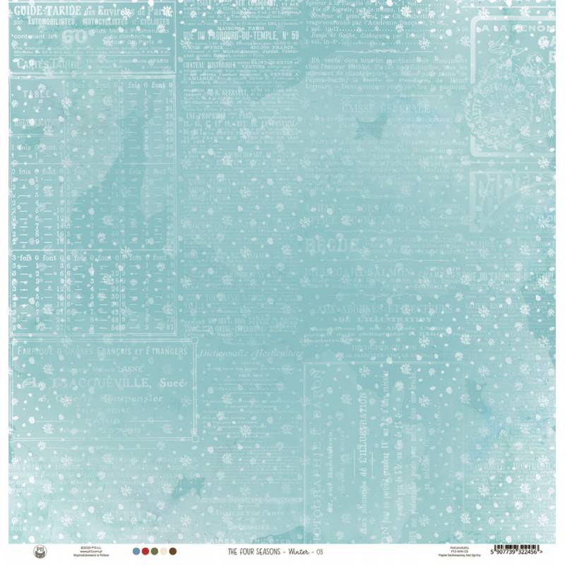 Paper 03 - The Four Seasons - Winter - 12â€œx12"