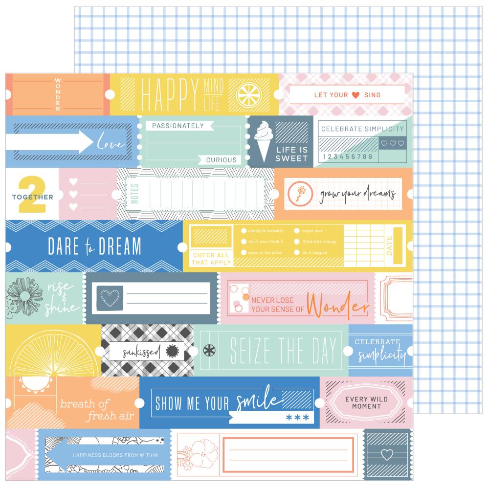 Fresh Air - Simple & Sweet - Pinkfresh Studio - 12"X12"