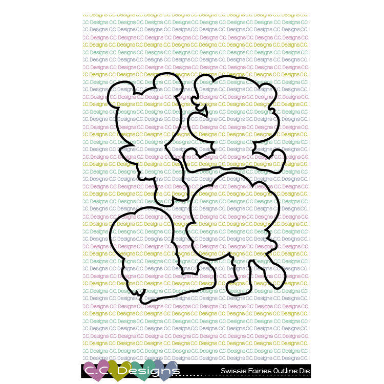 Swiss Fairies - Outline Metal Die