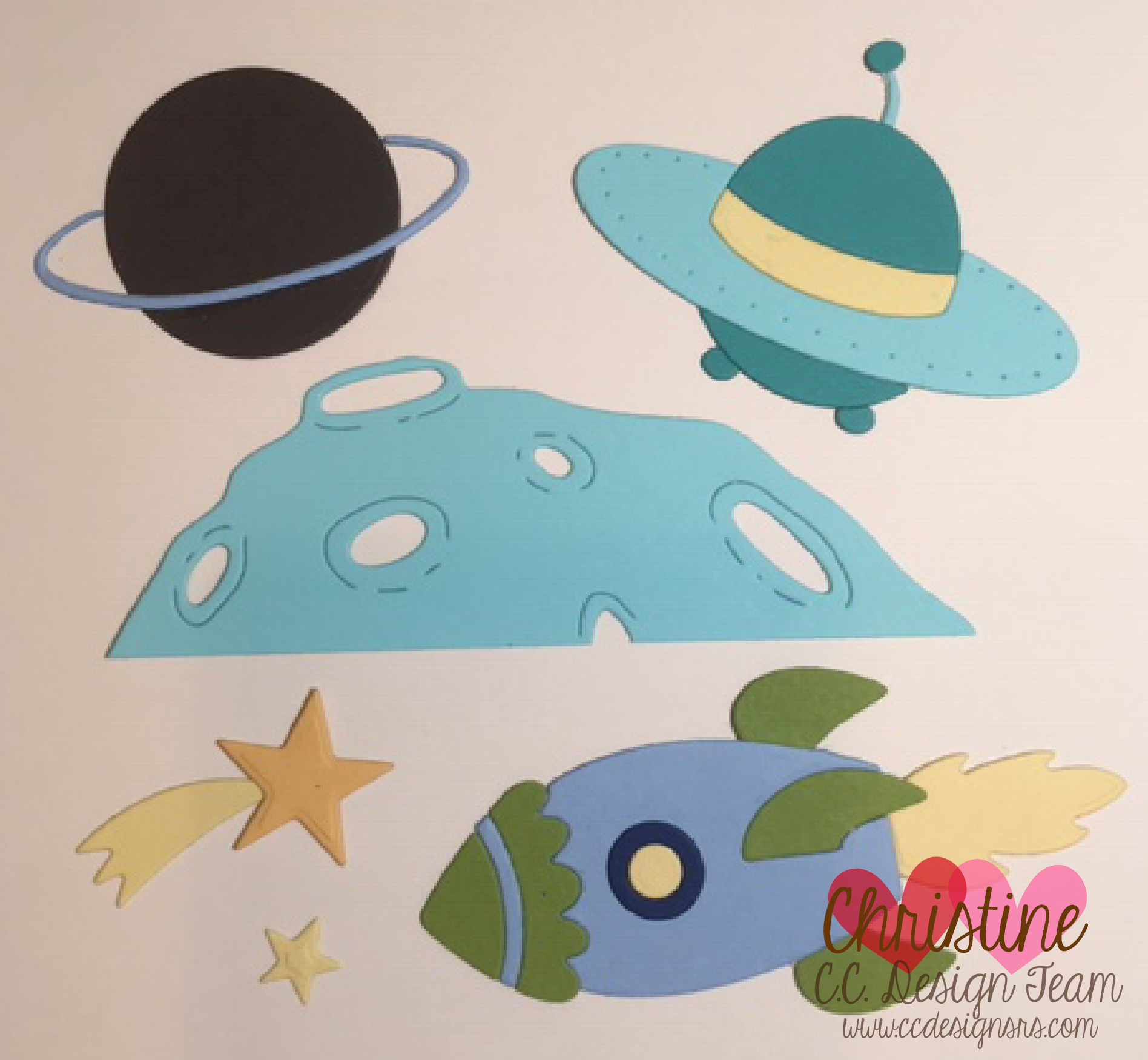 Outer Space - Metal Die