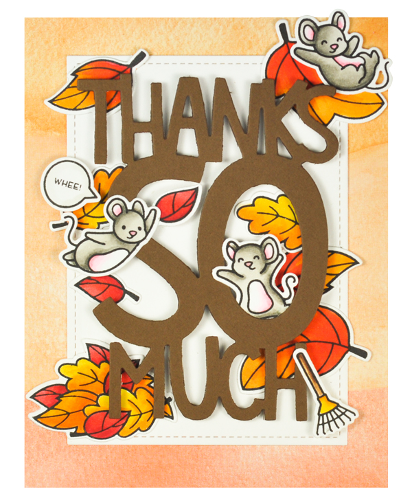 Giant Thanks So Much - Lawn Cuts Giant Thanks So Much - Lawn Cuts