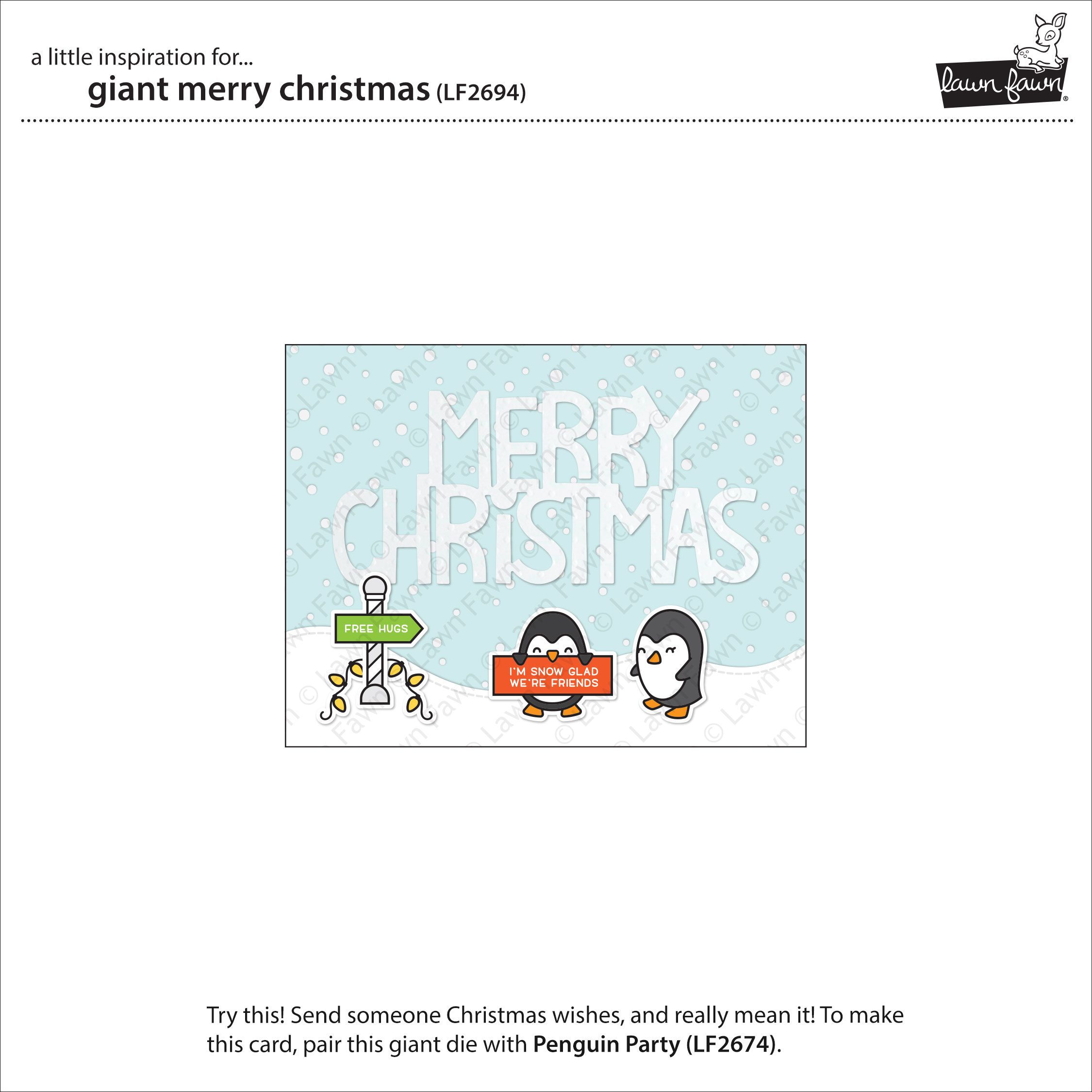 Giant Merry Christmas - Lawn Cuts Giant Merry Christmas - Lawn Cuts