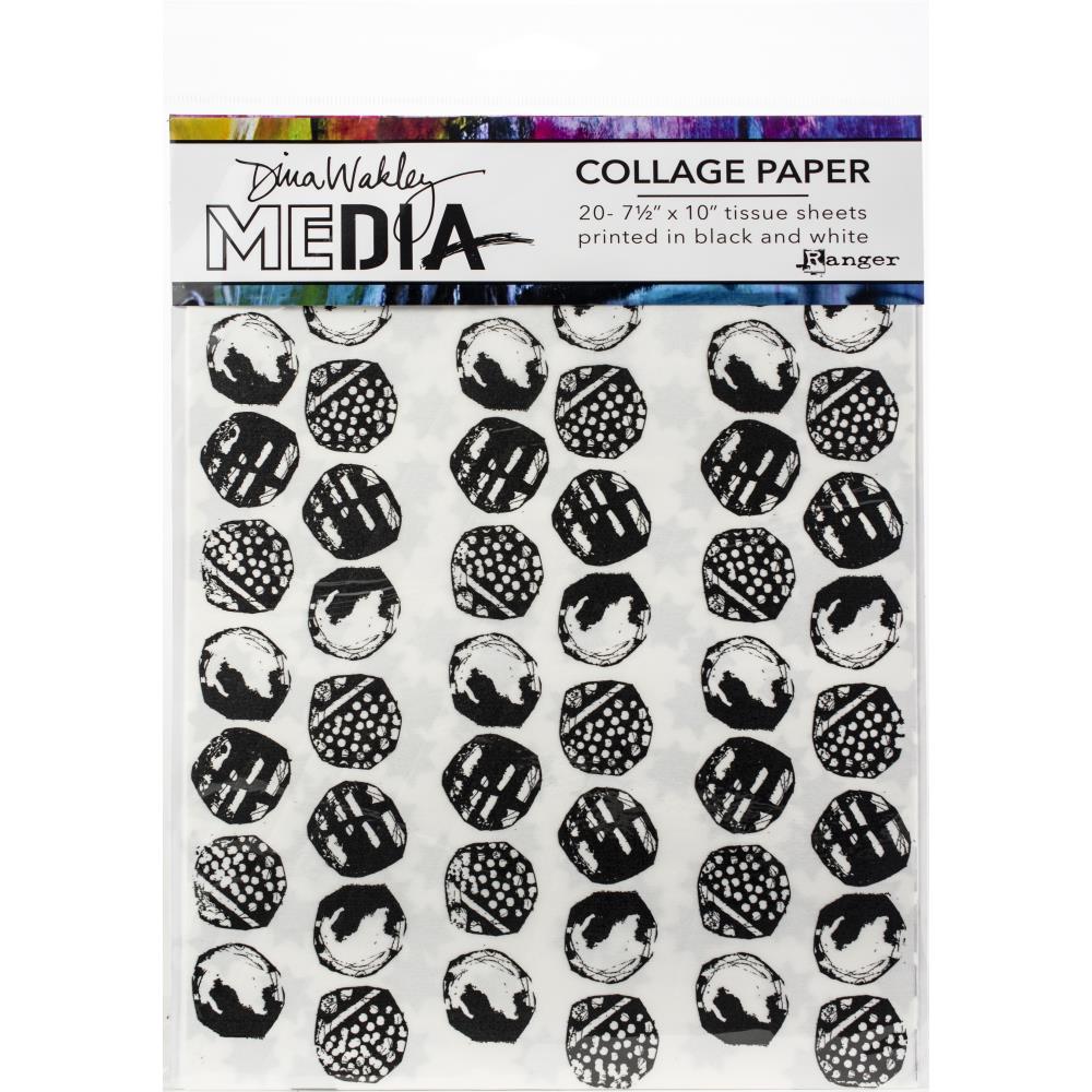 Backgrounds - Dina Wakley Media Collage Tissue Paper