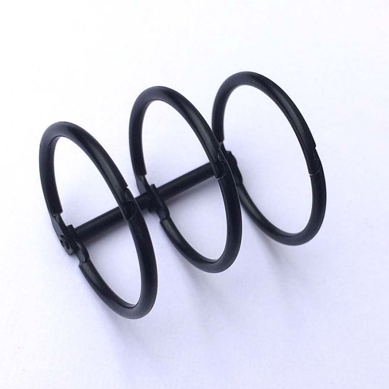 Binding 3 rings - 30mm Black Binding 3 rings - 30mm Black