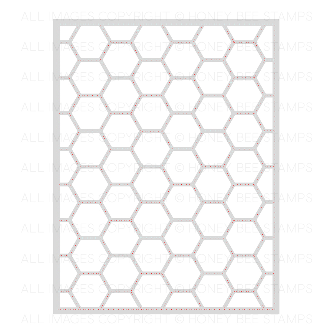 Hexagon Cover Plate Stipple - Honey Cuts Hexagon Cover Plate Stipple - Honey Cuts