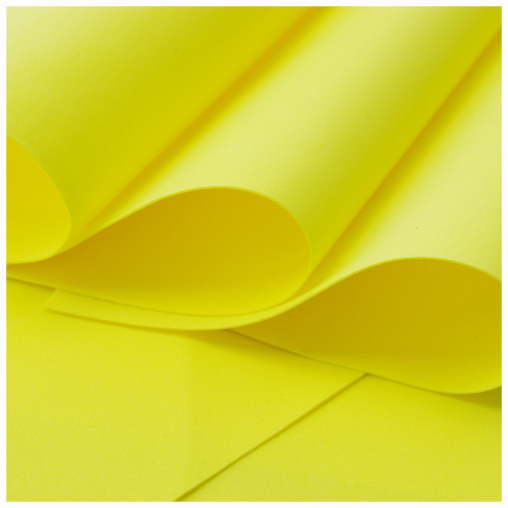 Yellow - Foamiran 0.6mm Yellow - Foamiran 0.6mm