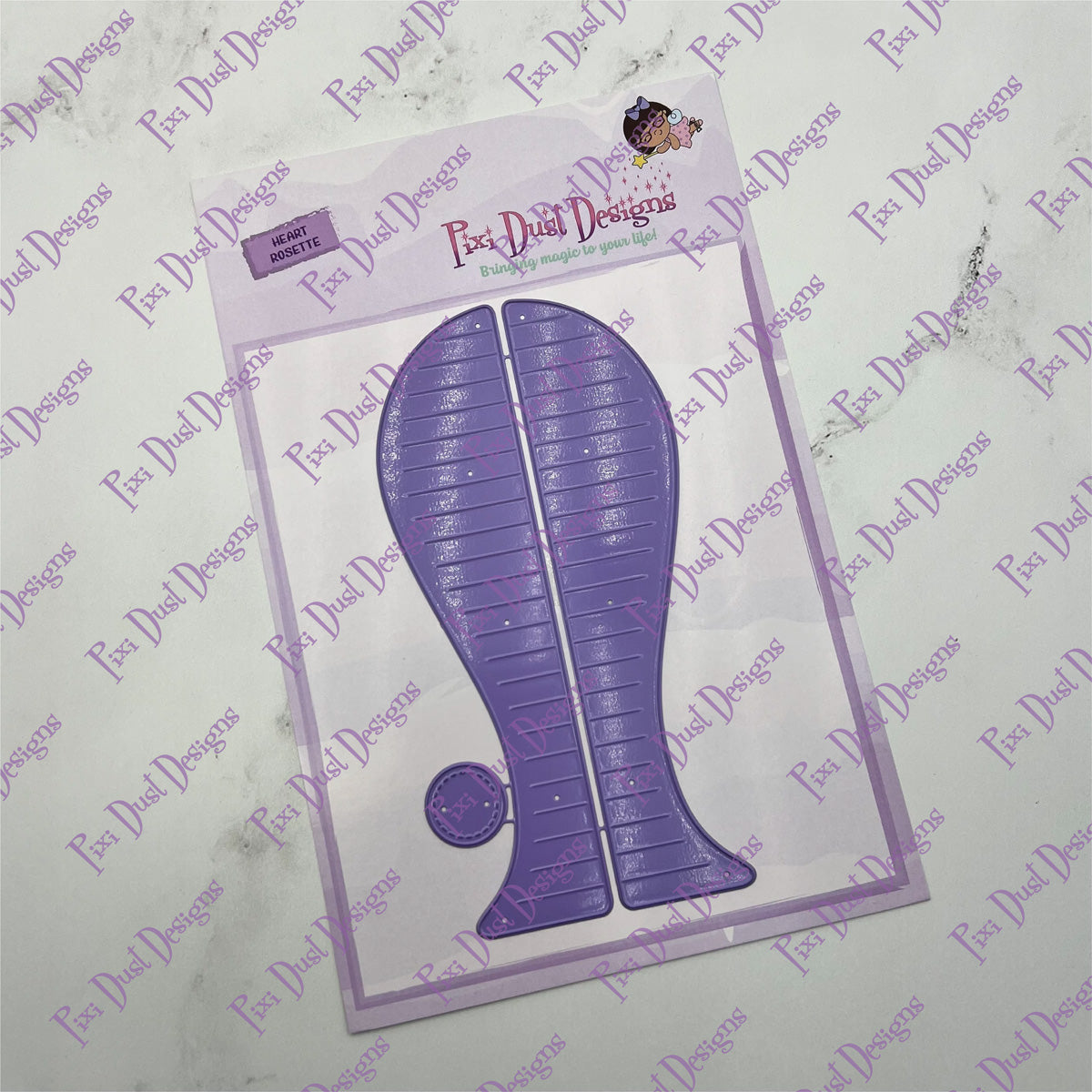 Heart Rosette - Pixi Cuts