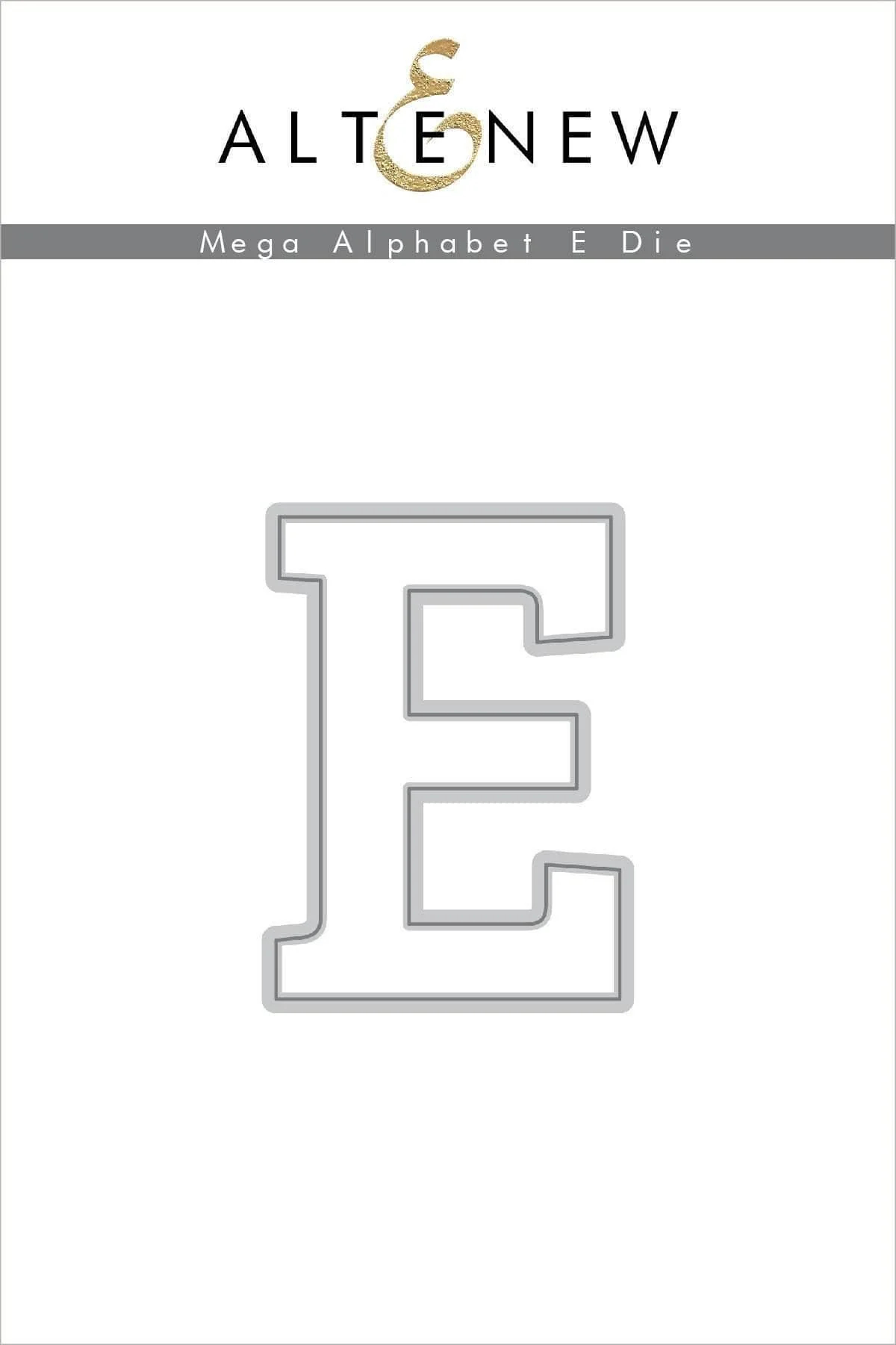 Mega Alphabet - E - Die