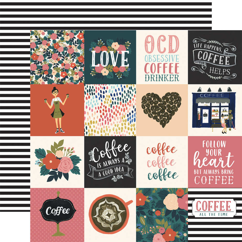 3x3 Journaling Cards - Coffee - Echo Park