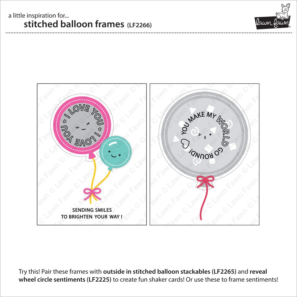 Stitched Balloon Frames - lawn cuts Stitched Balloon Frames - lawn cuts