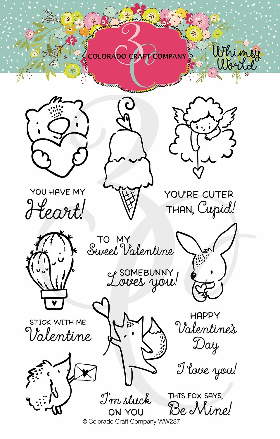 Mini Love Cards - Whimsy World