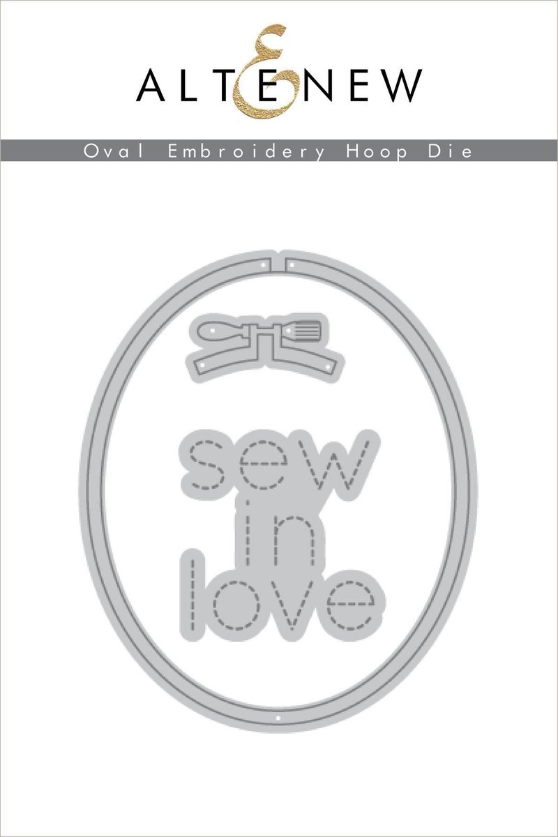 Oval Embroidery Hoop - Die Set